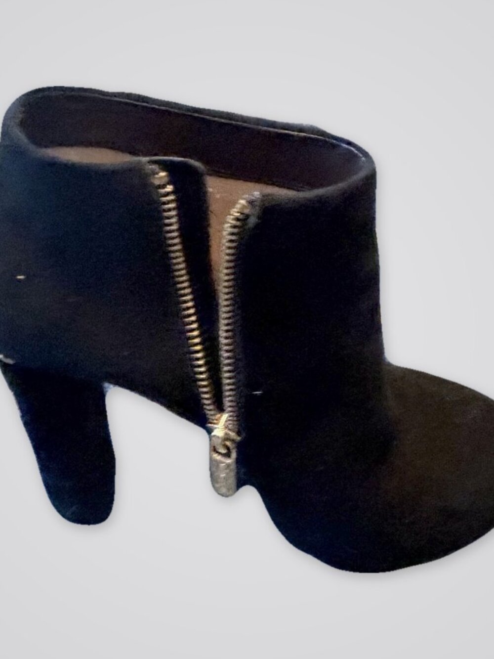 Michael Kors Black Suede Platform Ankle Booties Size 6